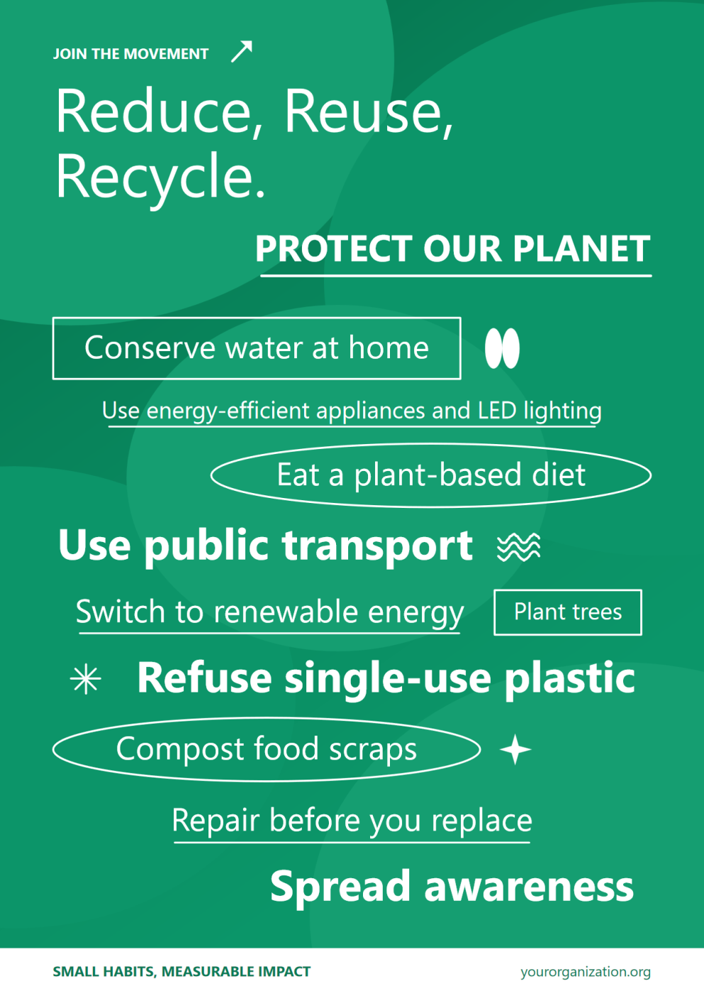 Environmental Awareness Posters for School Project