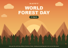 Happy World Forest Day Celebration Posters