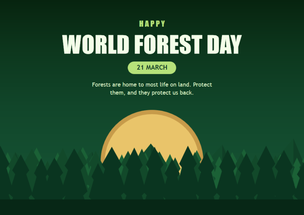 Happy World Forest Day Celebration Posters