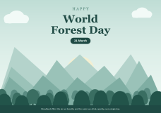 Happy World Forest Day Celebration Posters