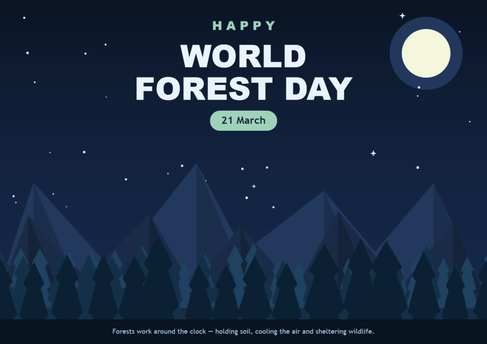 Happy World Forest Day Celebration Posters