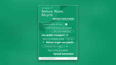 Environmental Awareness Posters for School Project