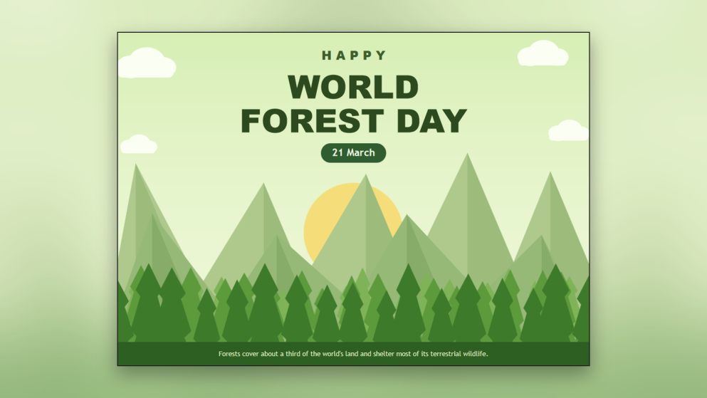 Happy World Forest Day Celebration Posters
