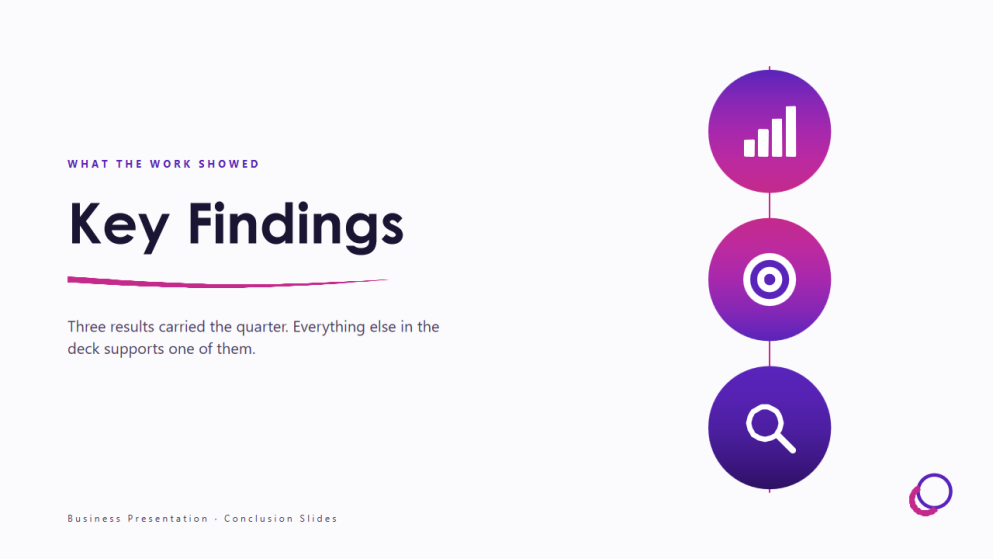 8 Conclusion Slides for Business Presentation