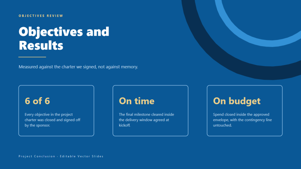 8 Project Conclusion Presentation Slides