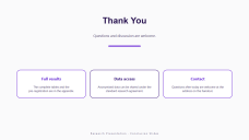 Research Presentation Conclusion Slides