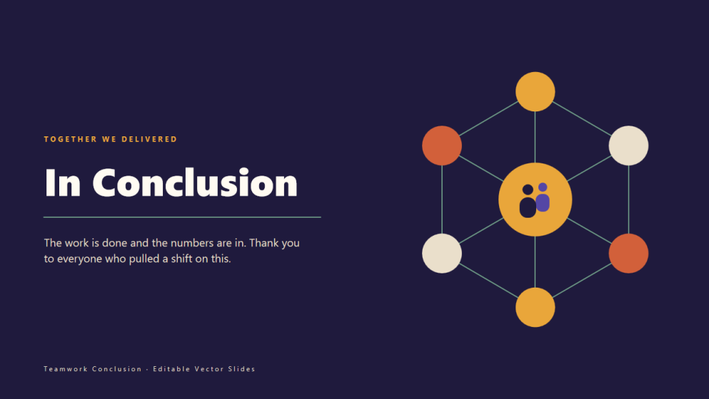 Teamwork PPT Conclusion Slides