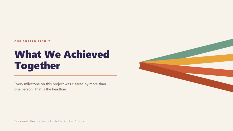 Teamwork PPT Conclusion Slides