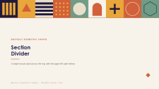 Abstract Geometric Shapes PowerPoint Background