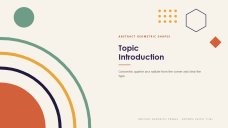 Abstract Geometric Shapes PowerPoint Background