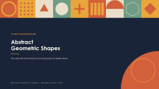 Abstract Geometric Shapes PowerPoint Background