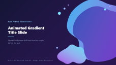 Blue-Purple Animated Gradient Background