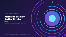 Blue-Purple Animated Gradient Background