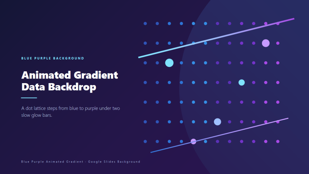Blue-Purple Animated Gradient Background