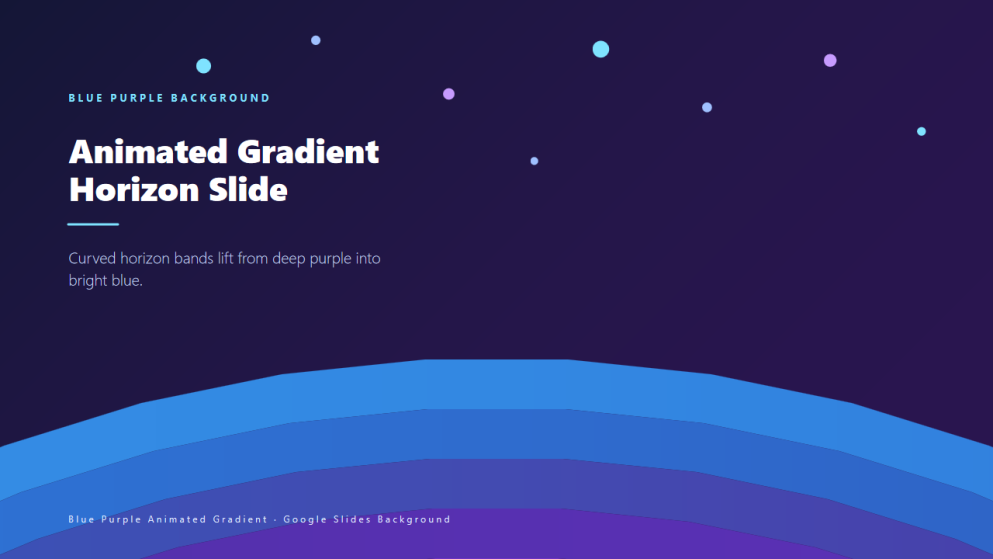 Blue-Purple Animated Gradient Background