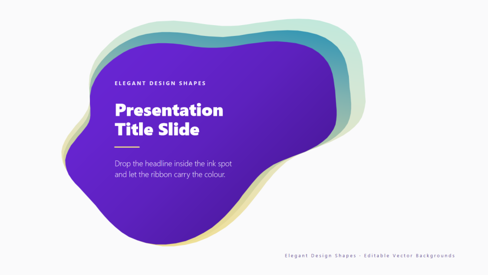 Elegant Design Shapes PowerPoint Backgrounds