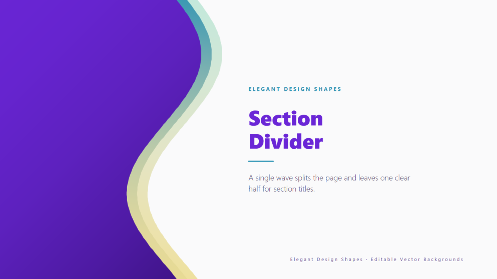 Elegant Design Shapes PowerPoint Backgrounds