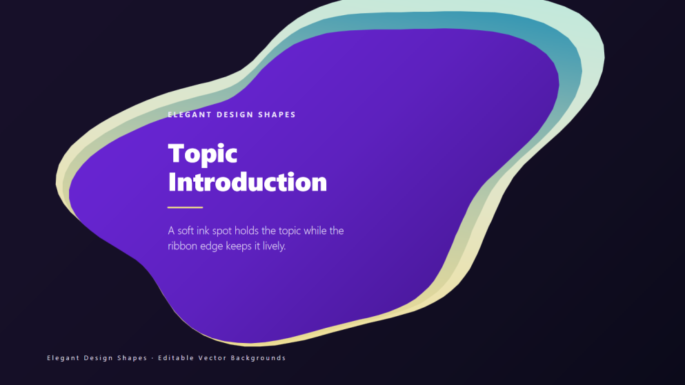Elegant Design Shapes PowerPoint Backgrounds