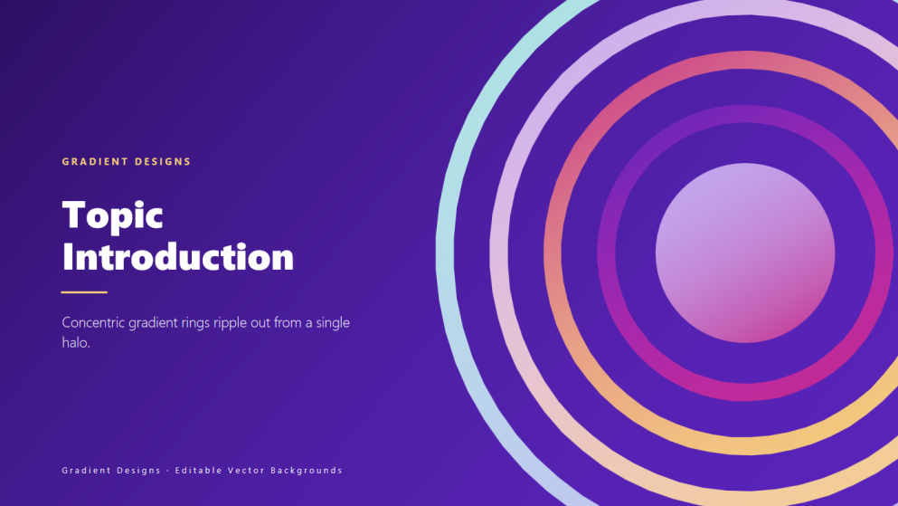Gradient Designs PowerPoint Backgrounds