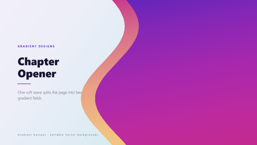 Gradient Designs PowerPoint Backgrounds