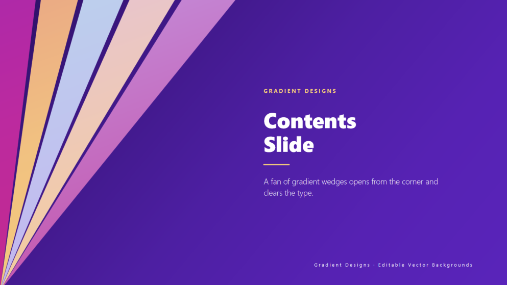 Gradient Designs PowerPoint Backgrounds