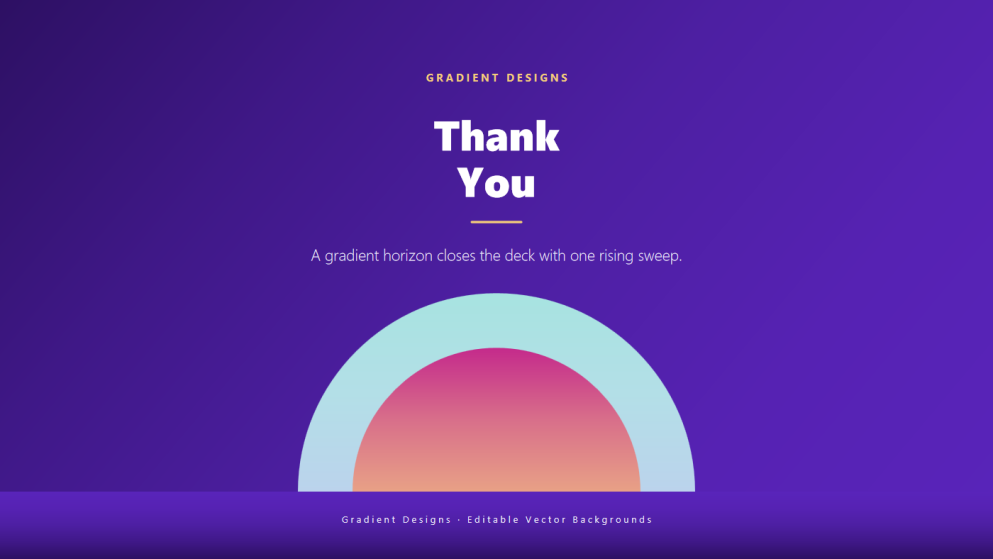 Gradient Designs PowerPoint Backgrounds
