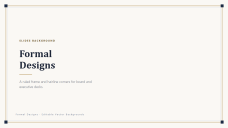 Formal Designs for PowerPoint Backgrounds