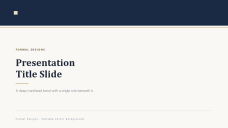 Formal Designs for PowerPoint Backgrounds