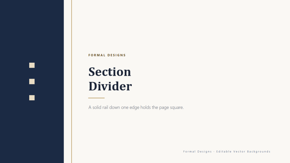 Formal Designs for PowerPoint Backgrounds