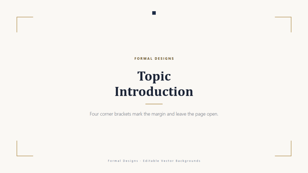 Formal Designs for PowerPoint Backgrounds