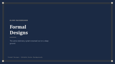 Formal Designs for PowerPoint Backgrounds