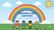 Kindergarten Welcome Page for PPT