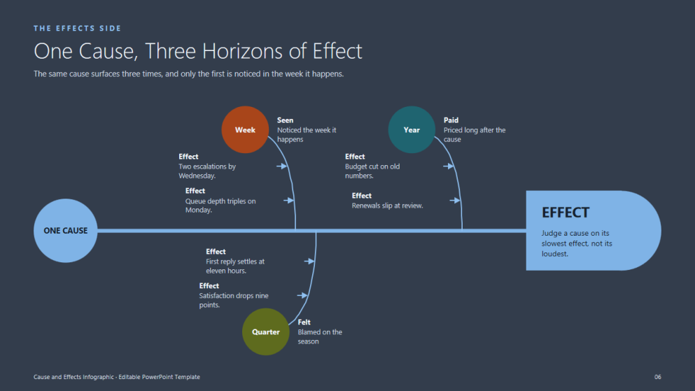 Cause and Effects Fishbone Diagrams