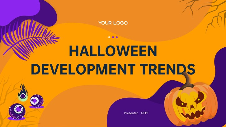 Free Minimalist Halloween PowerPoint Template