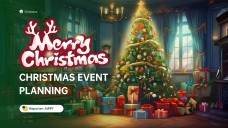 Aesthetic Green Christmas PowerPoint Template