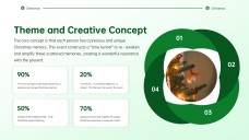 Aesthetic Green Christmas PowerPoint Template