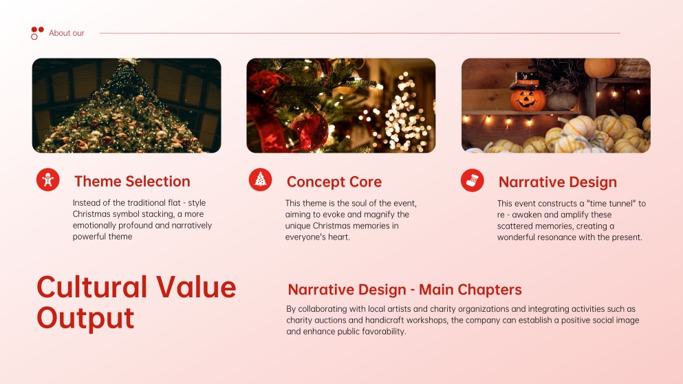 Elegant Christmas Party PowerPoint Template