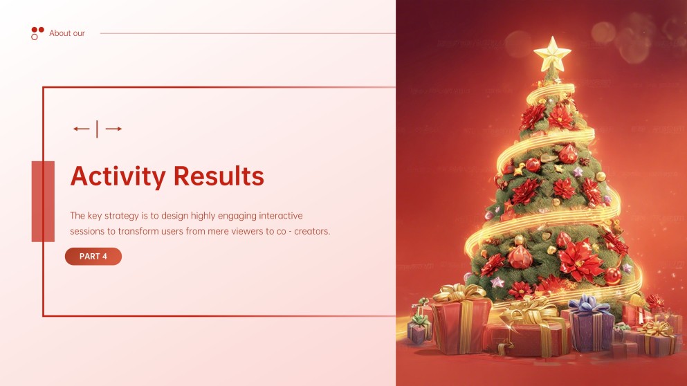 Elegant Christmas Party PowerPoint Template