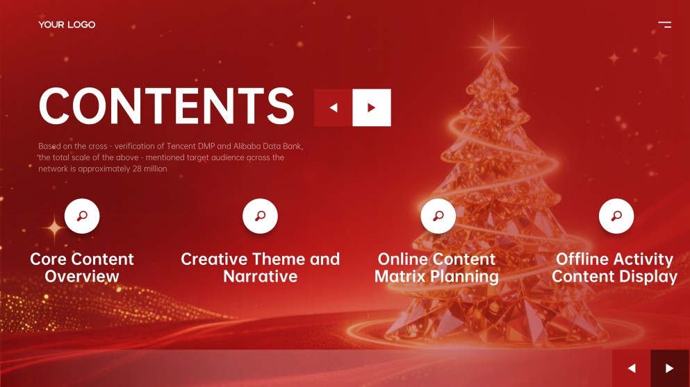Template PowerPoint Natal Minimalis