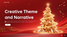 Template PowerPoint Natal Minimalis
