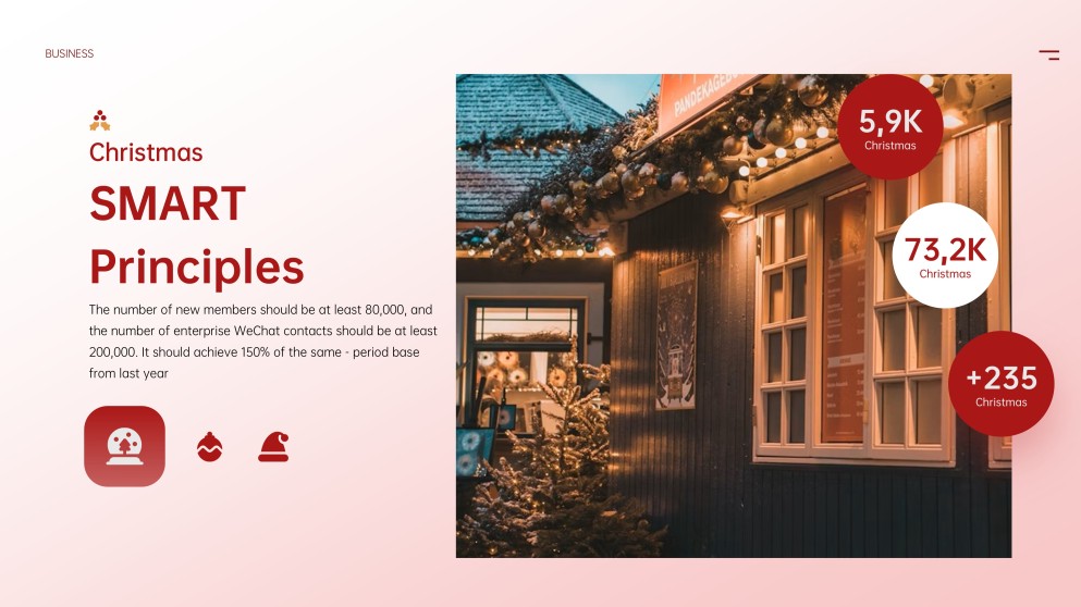 Template PowerPoint Natal Minimalis