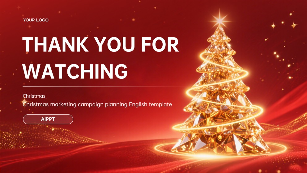 Template PowerPoint Natal Minimalis