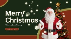 Templat PPT Tema Krismas Perayaan