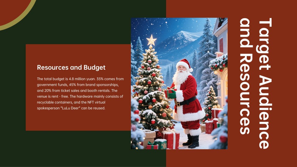 Templat PPT Tema Krismas Perayaan