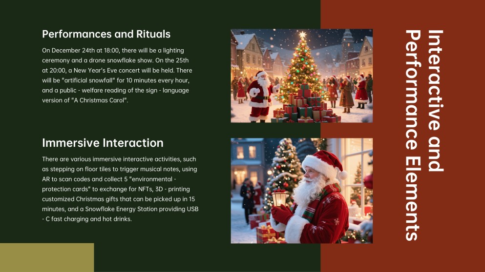 Templat PPT Tema Krismas Perayaan