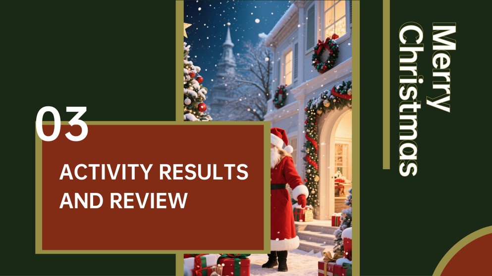 Templat PPT Tema Krismas Perayaan