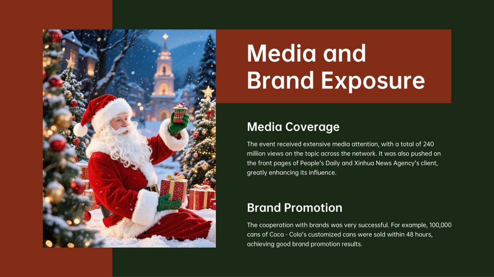 Templat PPT Tema Krismas Perayaan