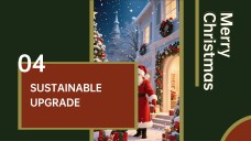 Templat PPT Tema Krismas Perayaan