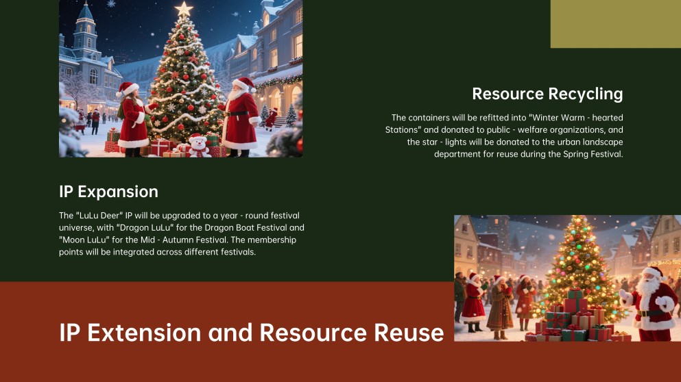 Templat PPT Tema Krismas Perayaan