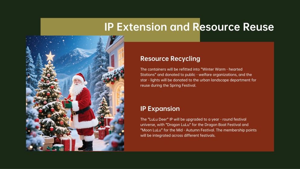 Templat PPT Tema Krismas Perayaan